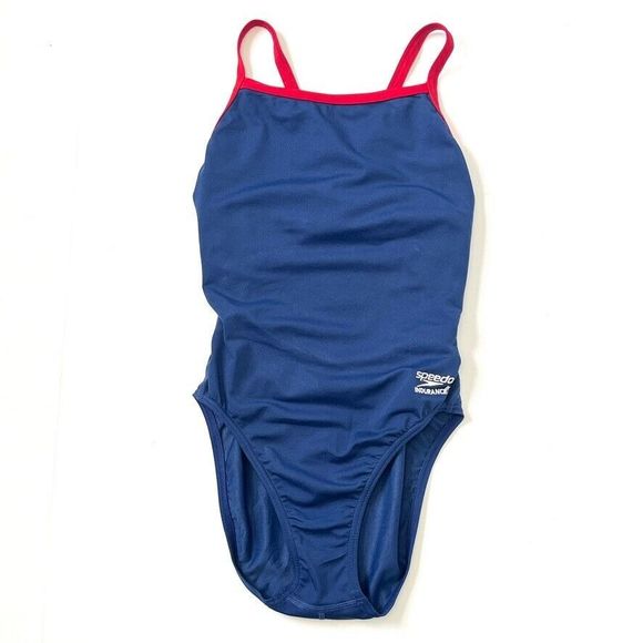 Speedo Other - Speedo Endurance+ Flyback Training Swimsuit Women's Size 28 Blue LI Aquatic Club
